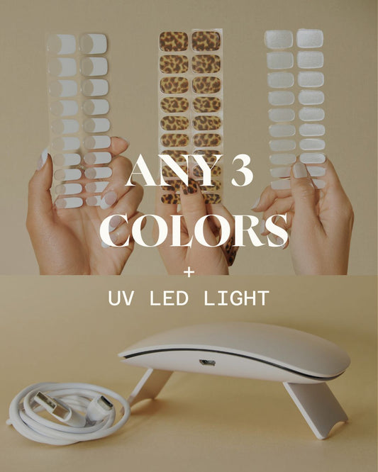 25% OFF: 3 x COLORS + UV LED LIGHT