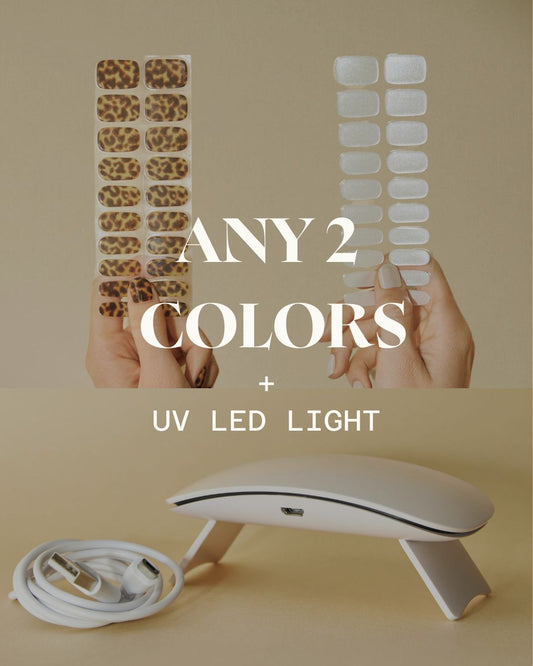 20% OFF: ANY 2 x COLORS + UV LED LIGHT