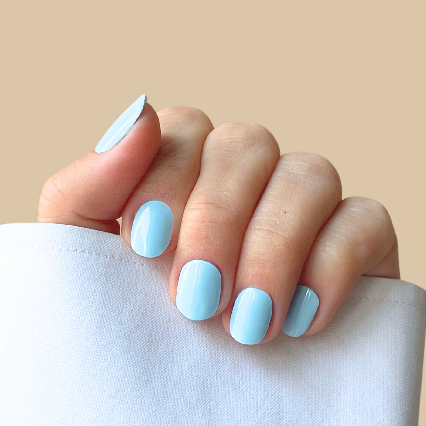 Baby Blue Gel Nail Strips