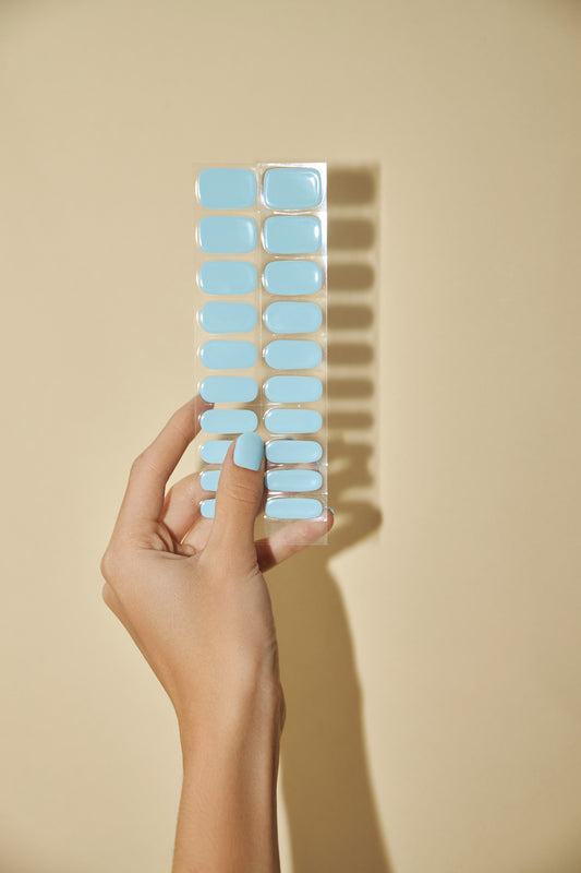 Baby Blue Manichiure gel strips