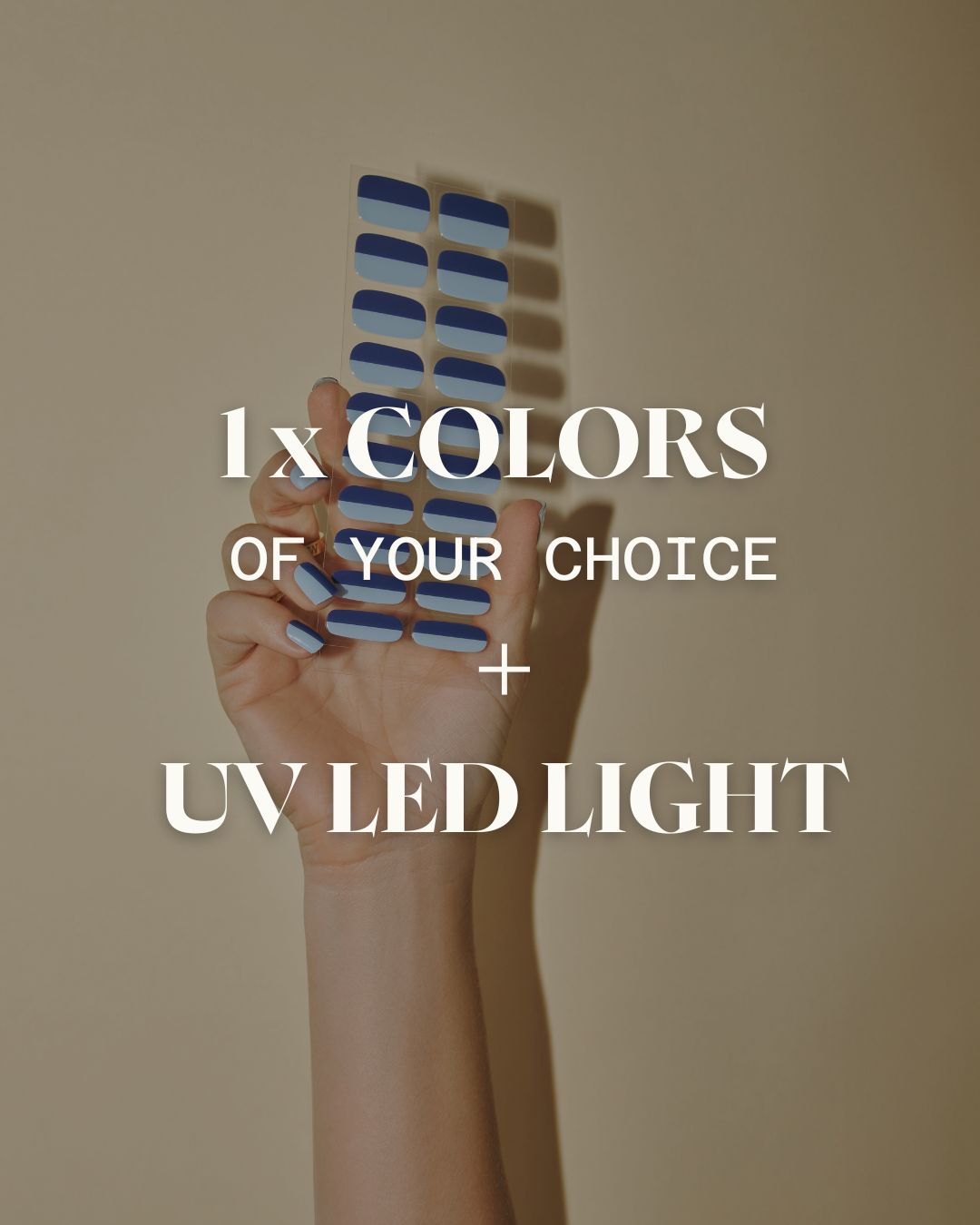 CUSTOMIZE YOUR OWN 1 x COLORS + UV LED LIGHT