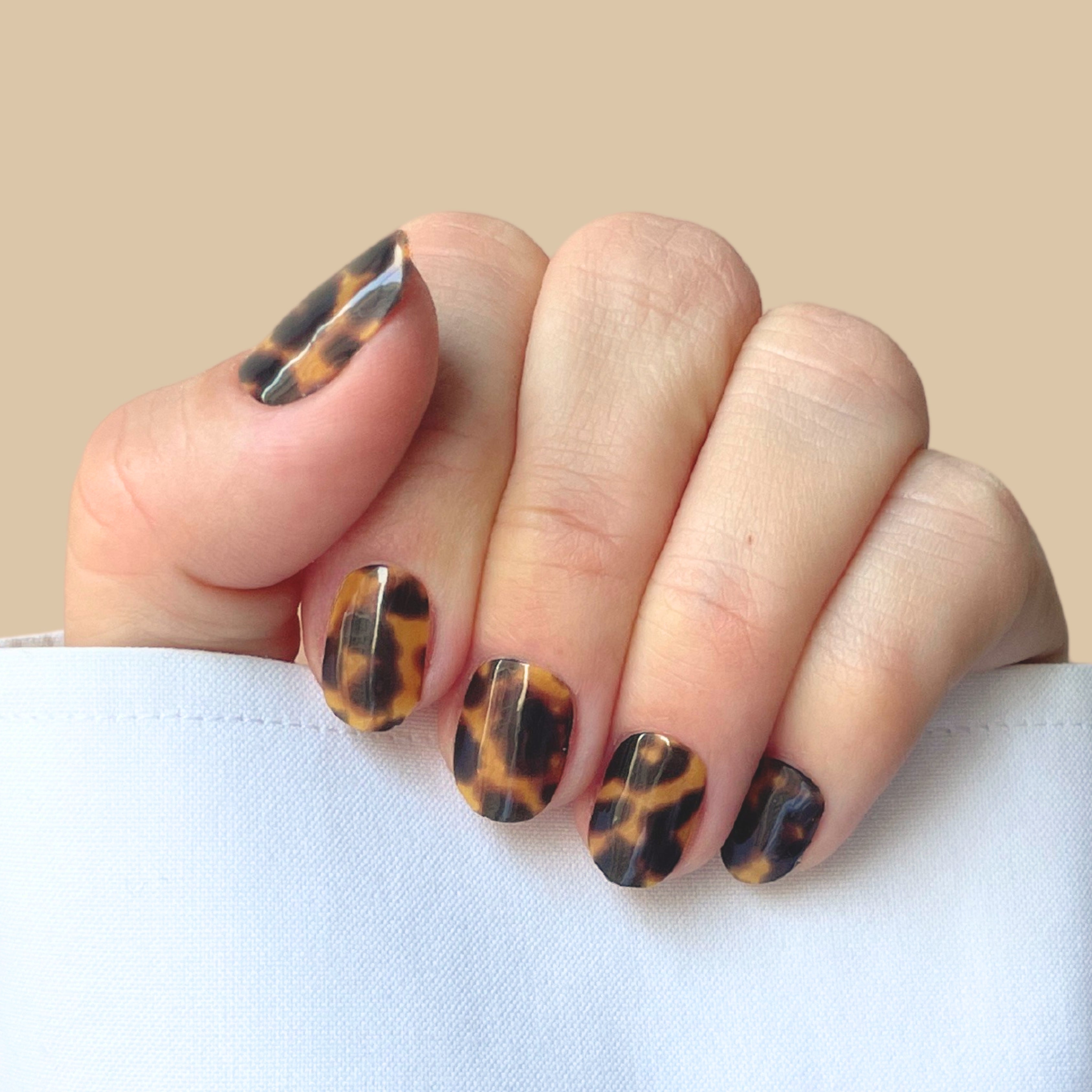 Tortoise Gel Nail Strips